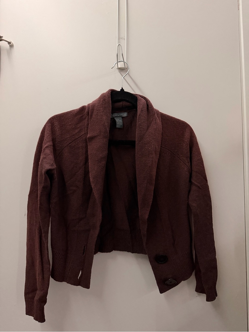 Hillard & Hanson Brown Knit Sweater